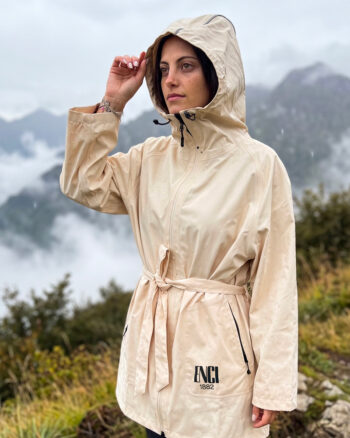Parka Impermeabile Donna Beige ENCI